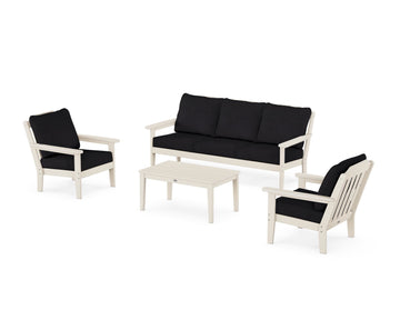 Cottage 4-Piece Deep Seating Set with Sofa