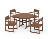 EDGE 5-Piece Round Farmhouse Dining Set