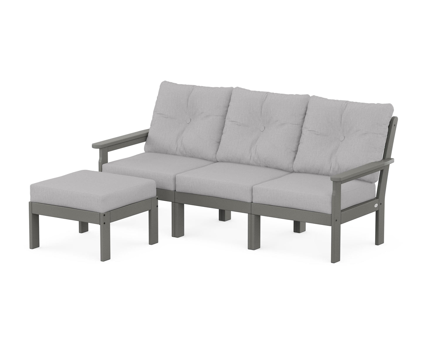Vineyard 4-Piece Sectional with Ottoman