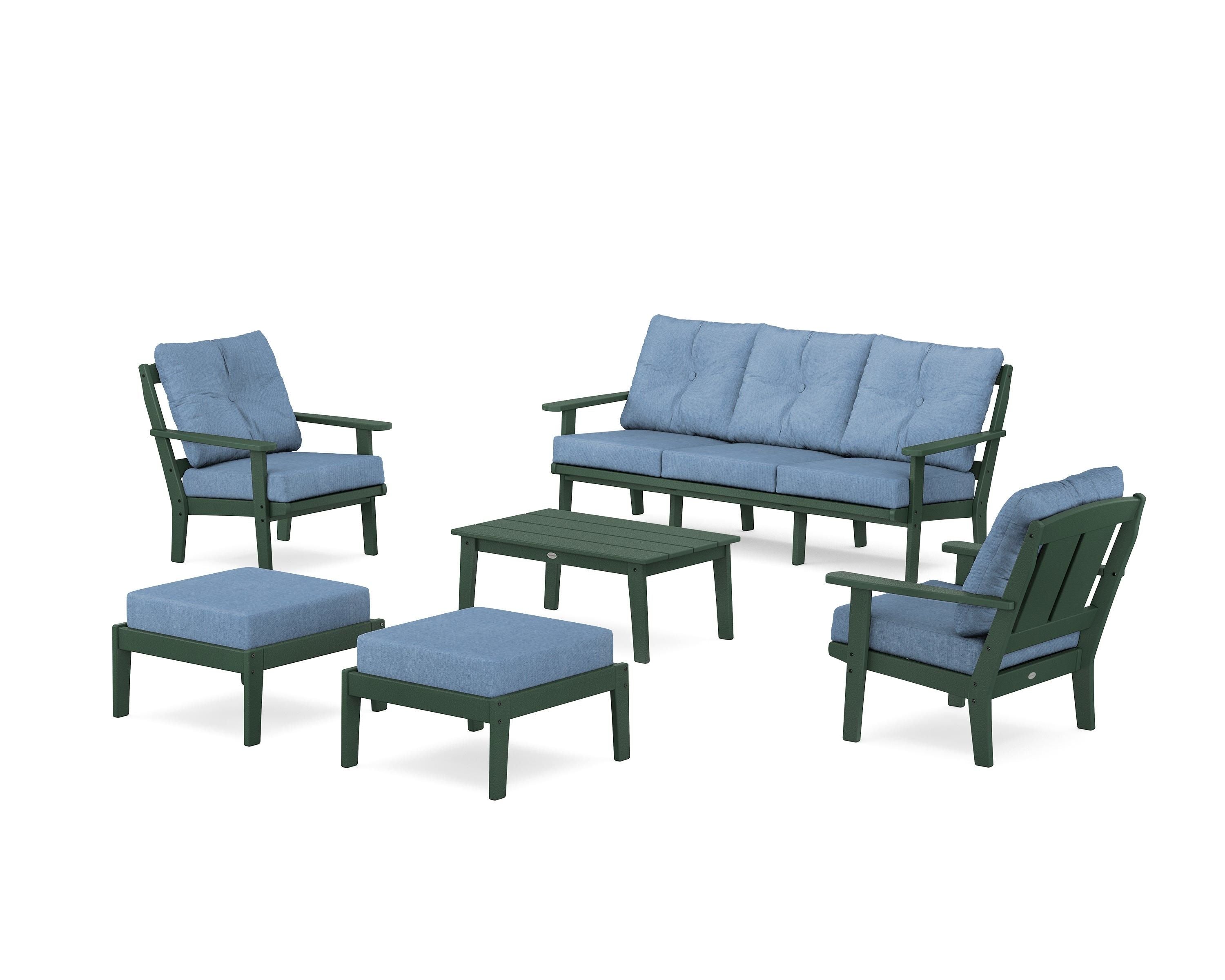 Mission 6-Piece Lounge Sofa Set
