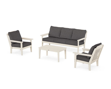 Cottage 4-Piece Deep Seating Set with Sofa