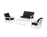 Chippendale 4-Piece Deep Seating Set with Loveseat