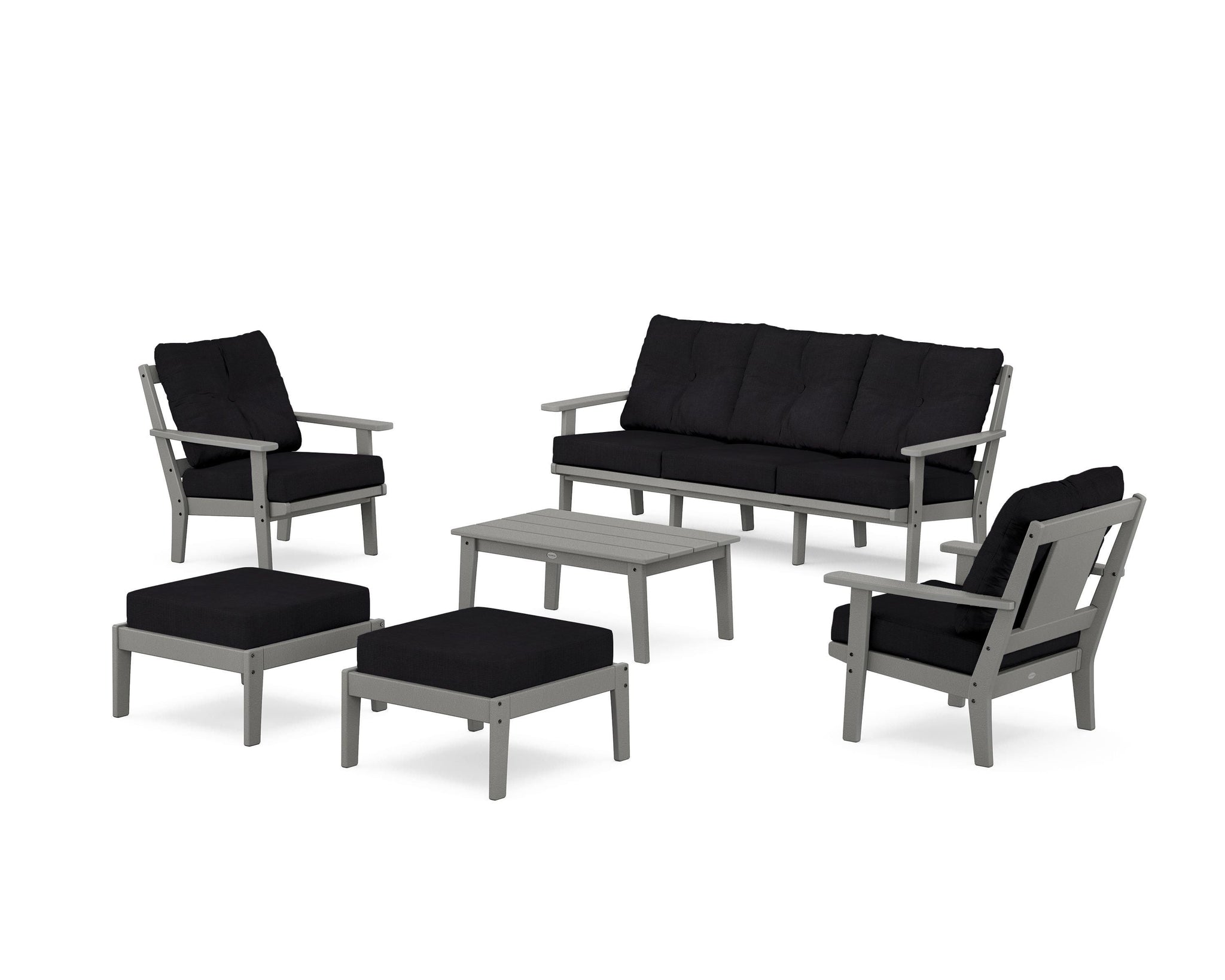 Prairie 6-Piece Lounge Sofa Set