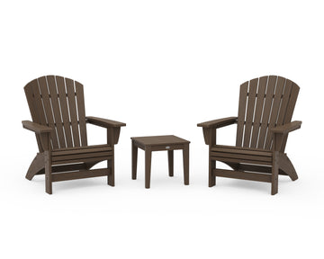 3-Piece Nautical Grand Adirondack Set