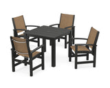Coastal 5-Piece Parsons Dining Set