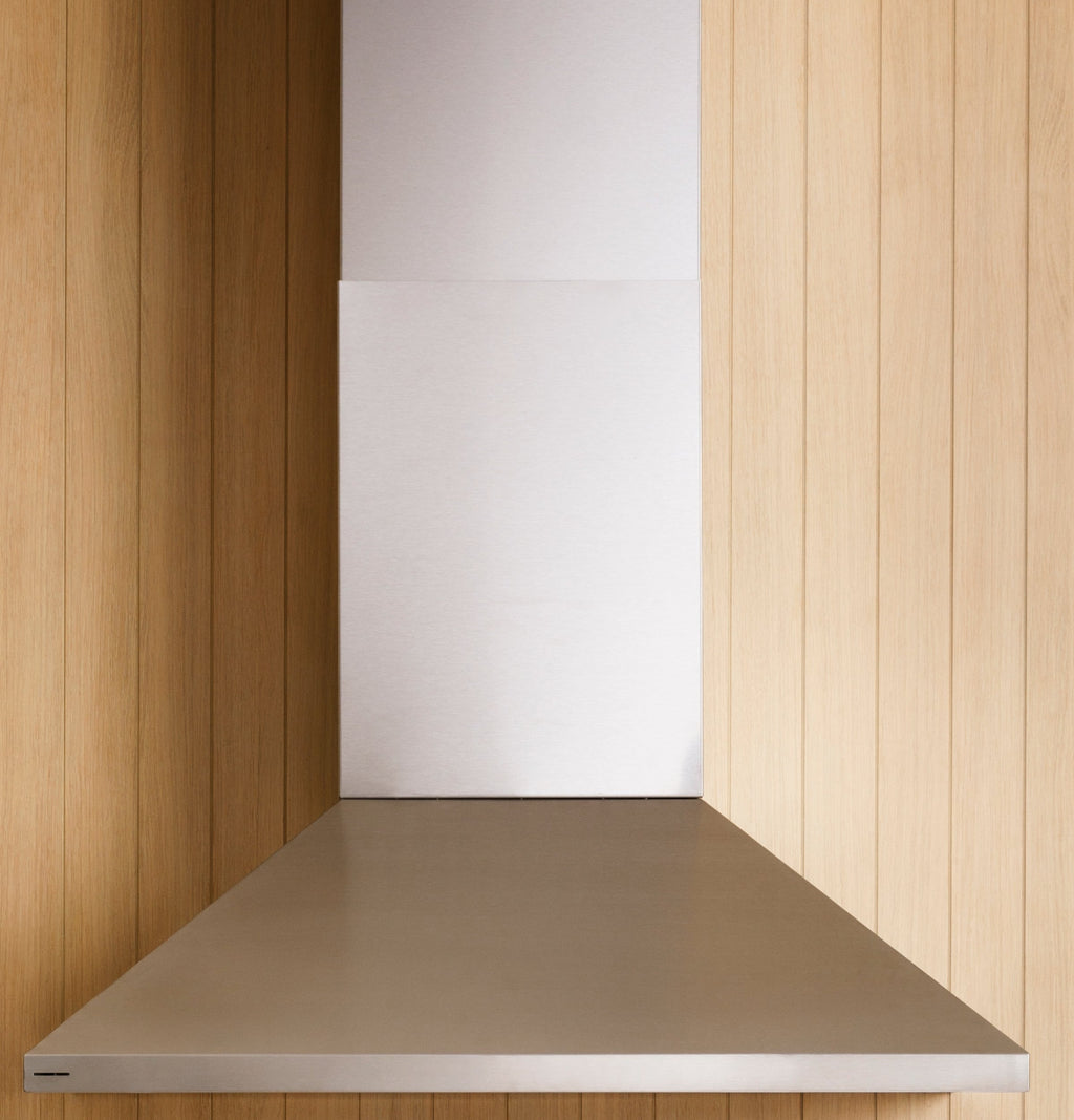 Monogram 48" Wall-Mounted Pyramid Chimney Vent Hood with Air Quality Sensors
