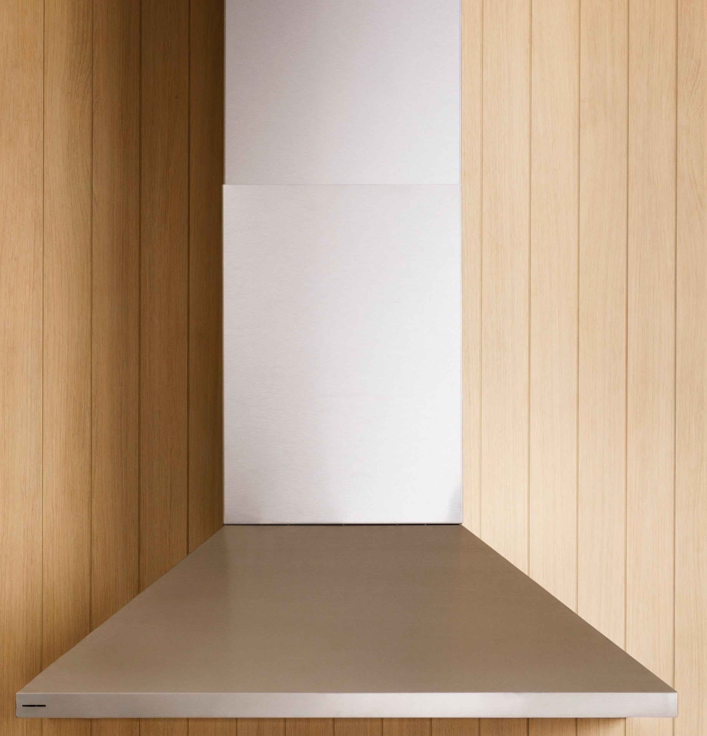 Monogram 48" Wall-Mounted Pyramid Chimney Vent Hood with Air Quality Sensors