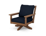 Chippendale Deep Seating Swivel Chair