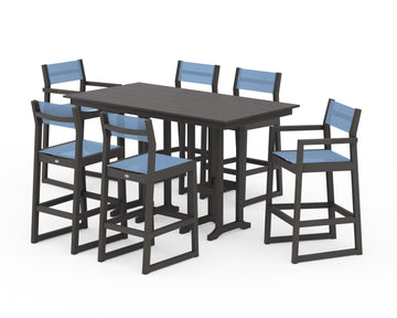EDGE Sling 7-Piece Farmhouse Bar Set