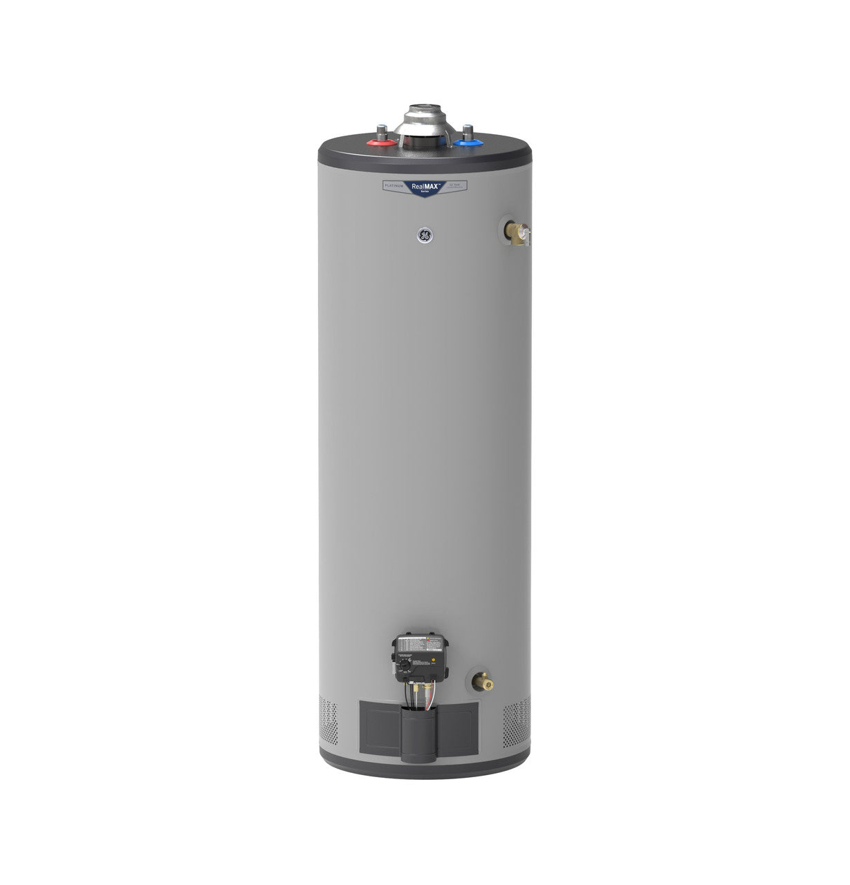 GE RealMAX Platinum 40-Gallon Tall Natural Gas Atmospheric Water Heater