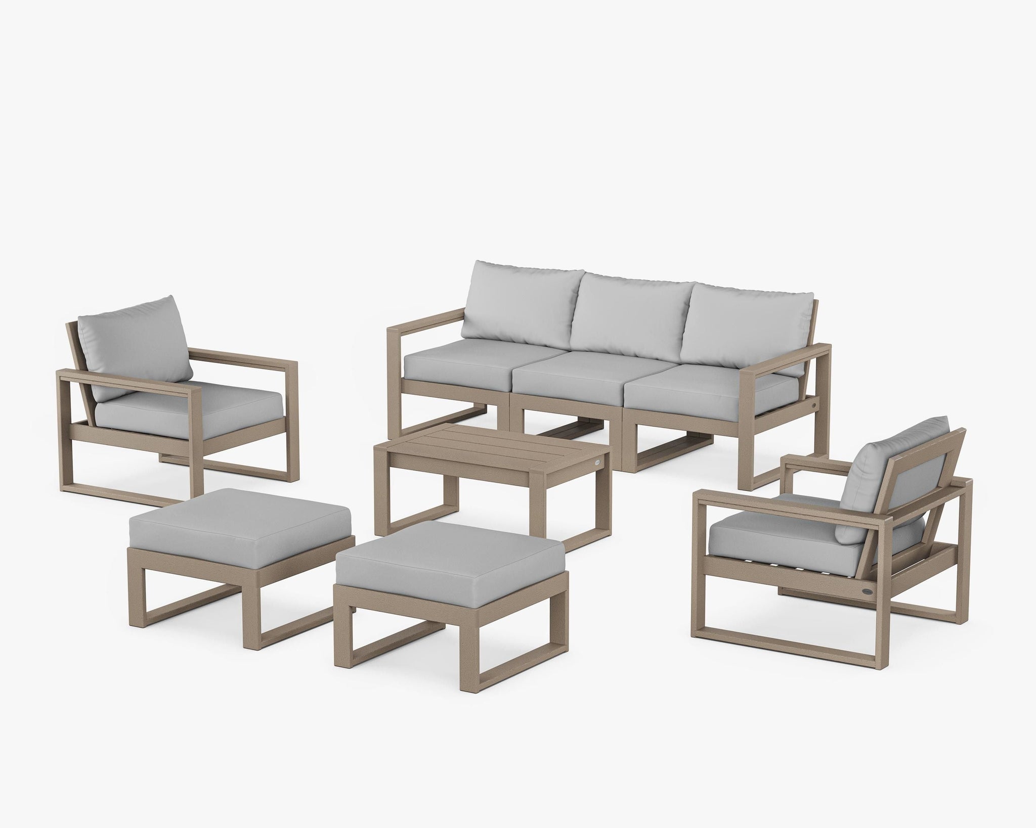 EDGE Sectional 8-Piece Lounge Sofa Set