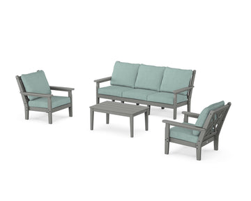 Chippendale 4-Piece Deep Seating Set with Sofa