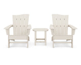 Wave 3-Piece Adirondack Chair Set