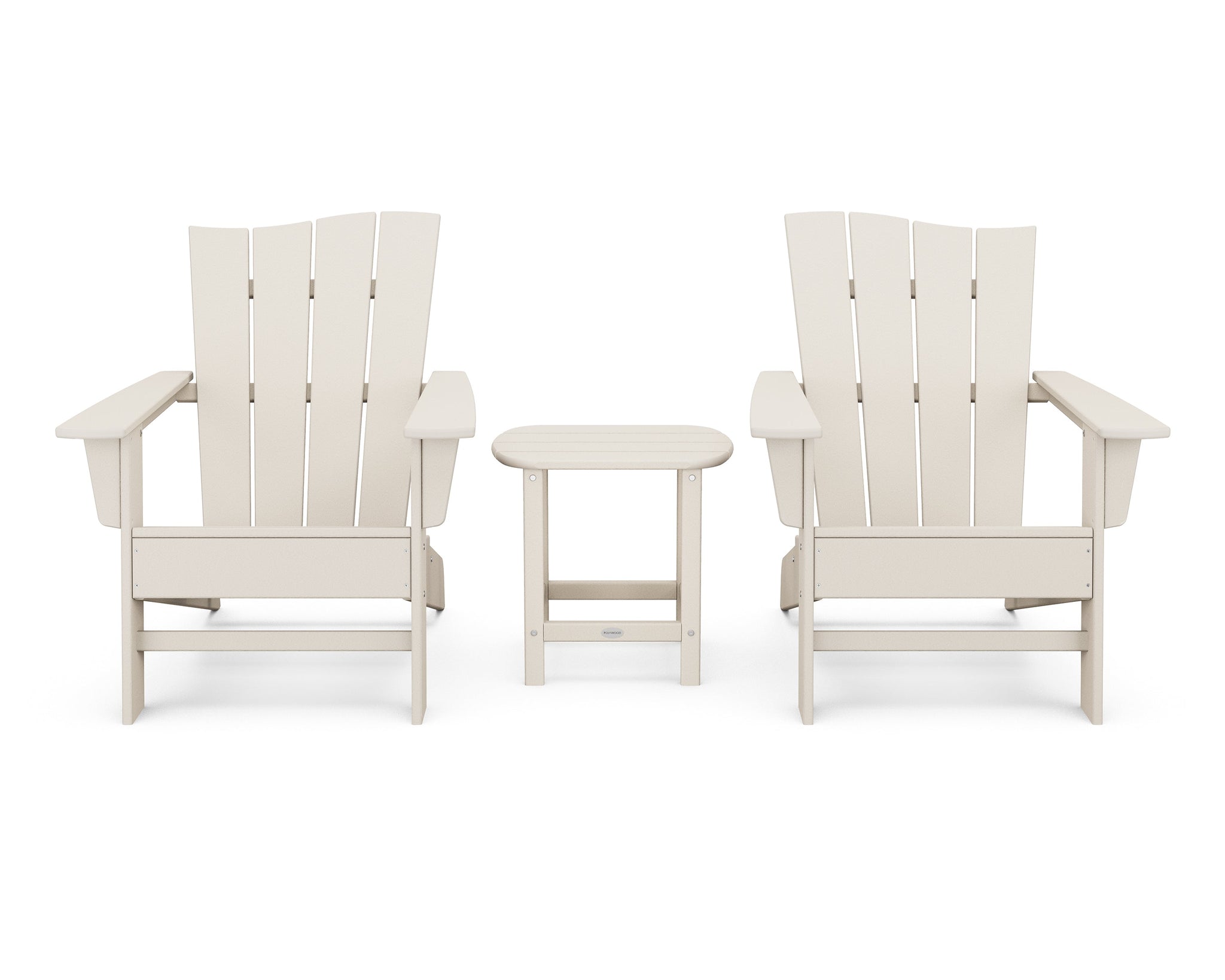 Wave 3-Piece Adirondack Chair Set