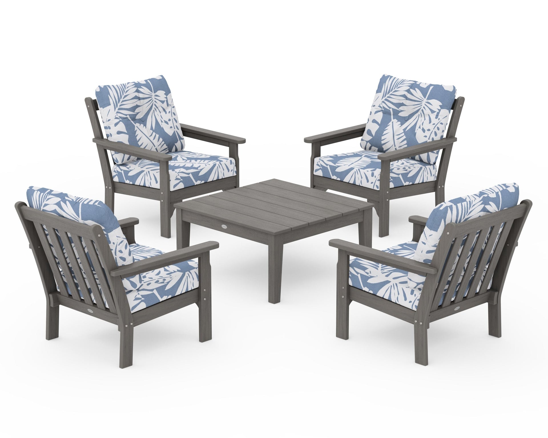 Vineyard 5-Piece Deep Seating Conversation Set