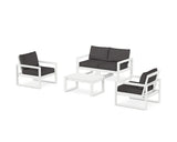 EDGE Sectional 4-Piece Deep Seating Set with Loveseat