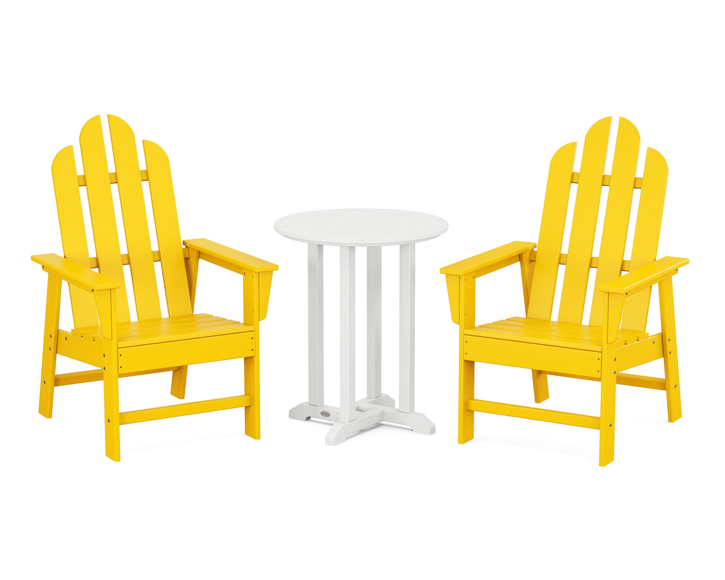 Long Island 3-Piece Round Bistro Dining Set