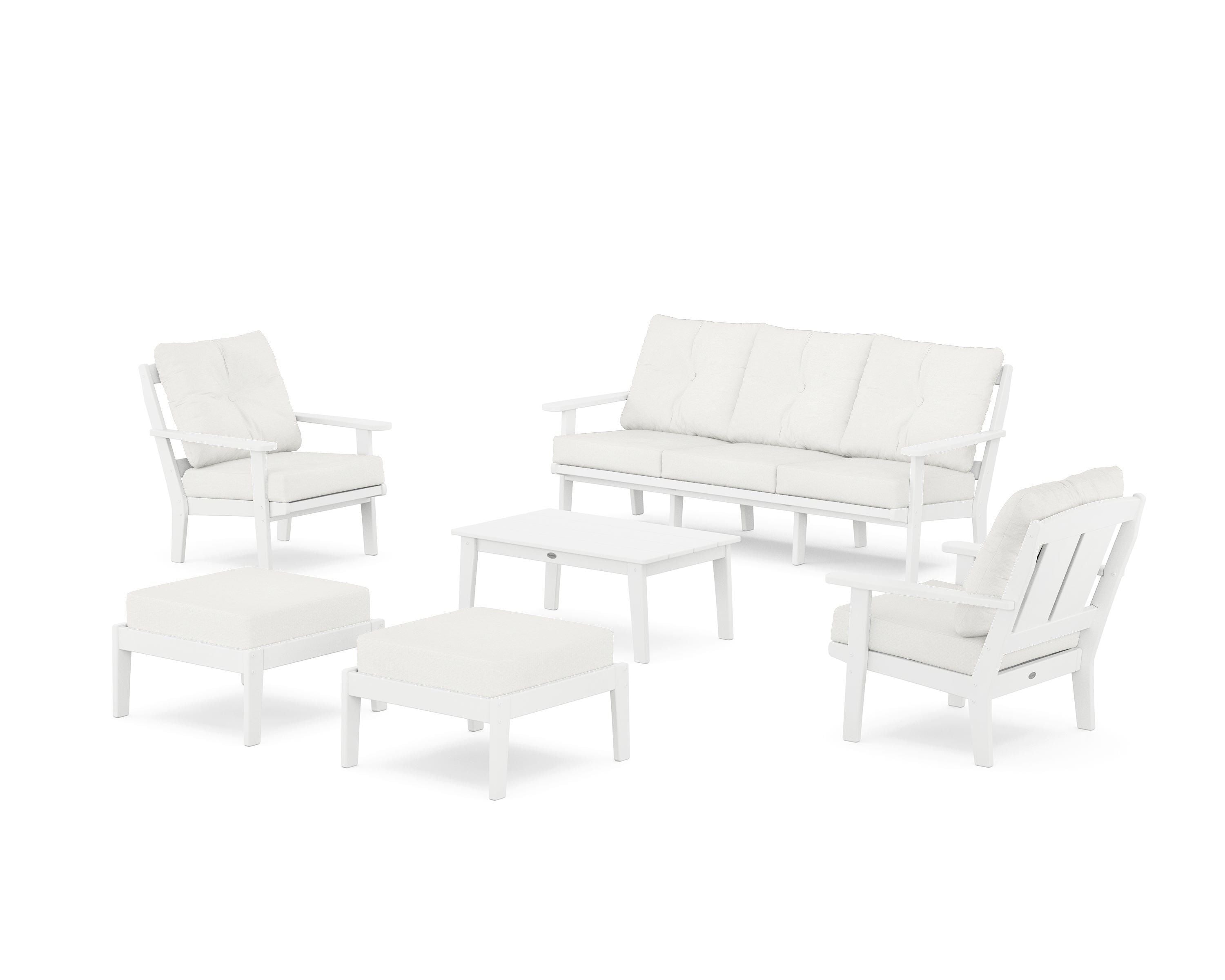 Mission 6-Piece Lounge Sofa Set