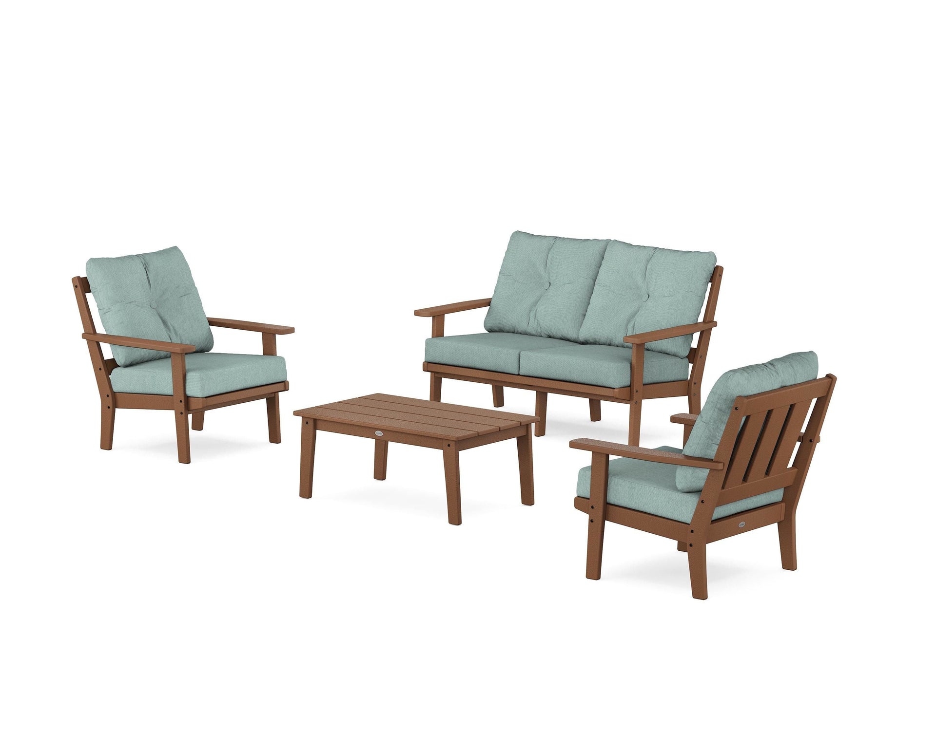 Oxford 4-Piece Deep Seating Set with Loveseat