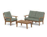 Prairie 3-Piece Deep Seating Set with Loveseat