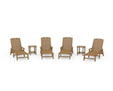 Nautical Chaise 6-Piece Set with Arms