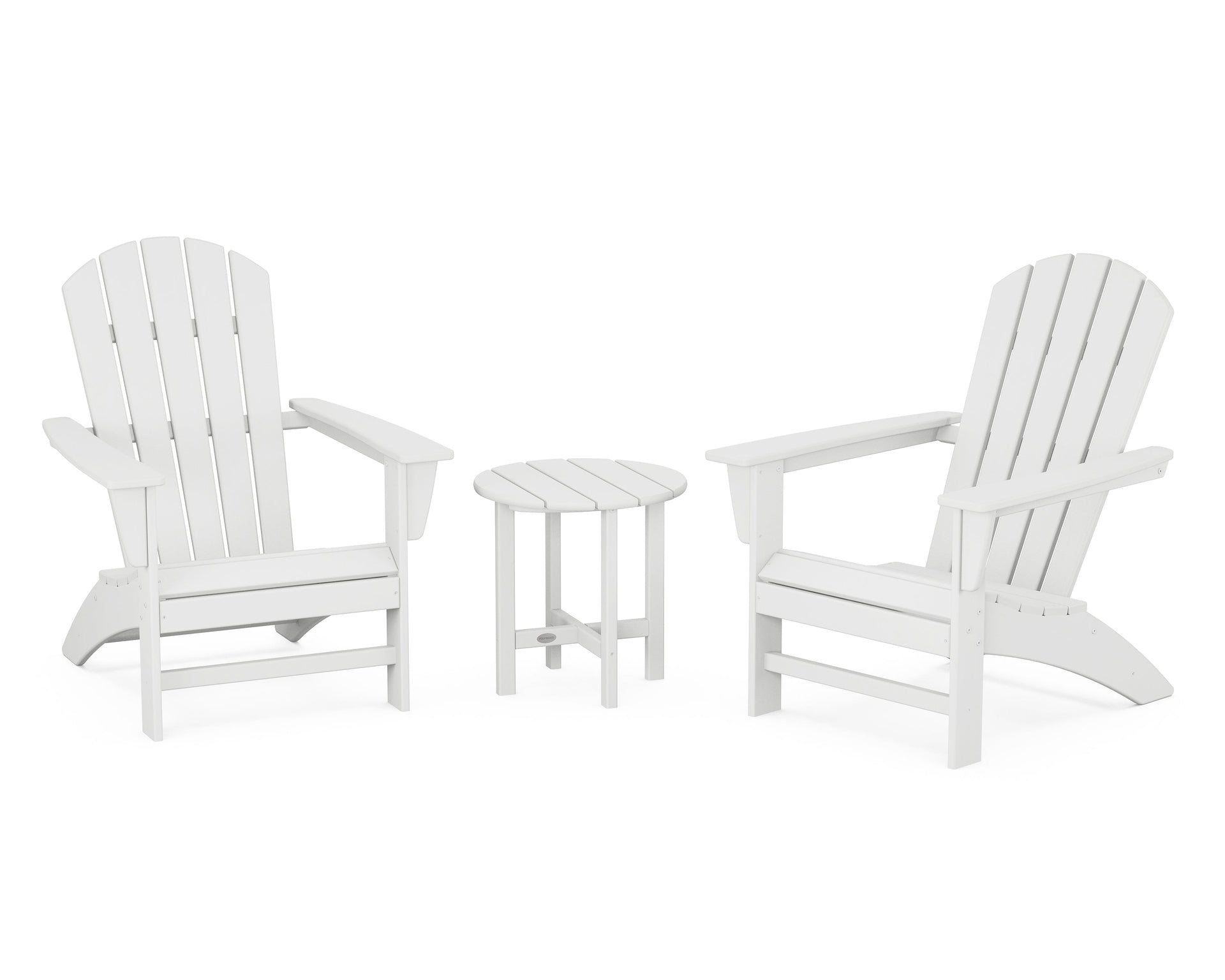 Nautical 3-Piece Adirondack Set