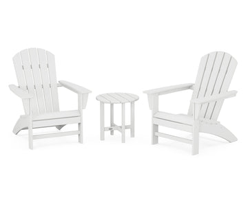 Nautical 3-Piece Adirondack Set