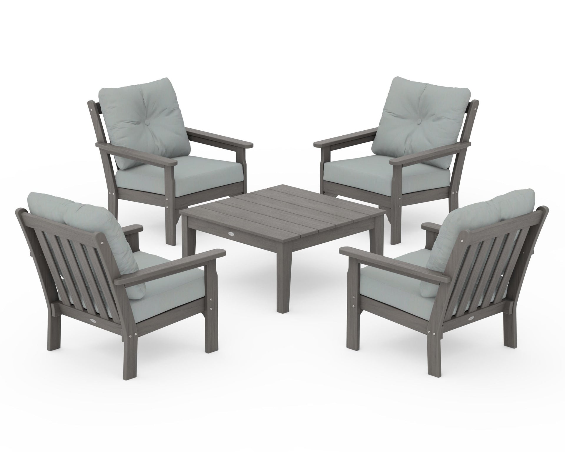 Vineyard 5-Piece Deep Seating Conversation Set