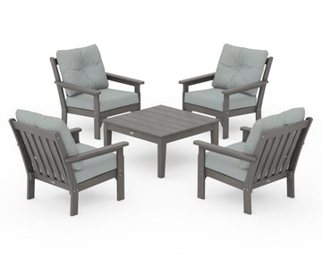 Vineyard 5-Piece Deep Seating Conversation Set