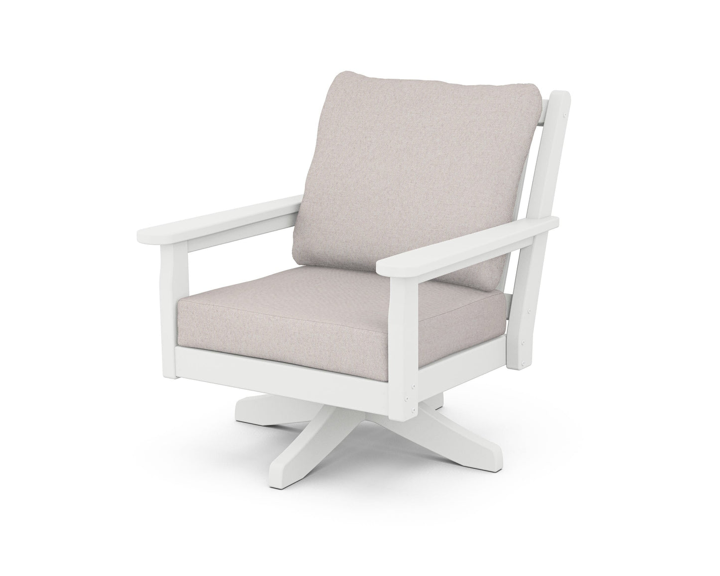 Chippendale Deep Seating Swivel Chair