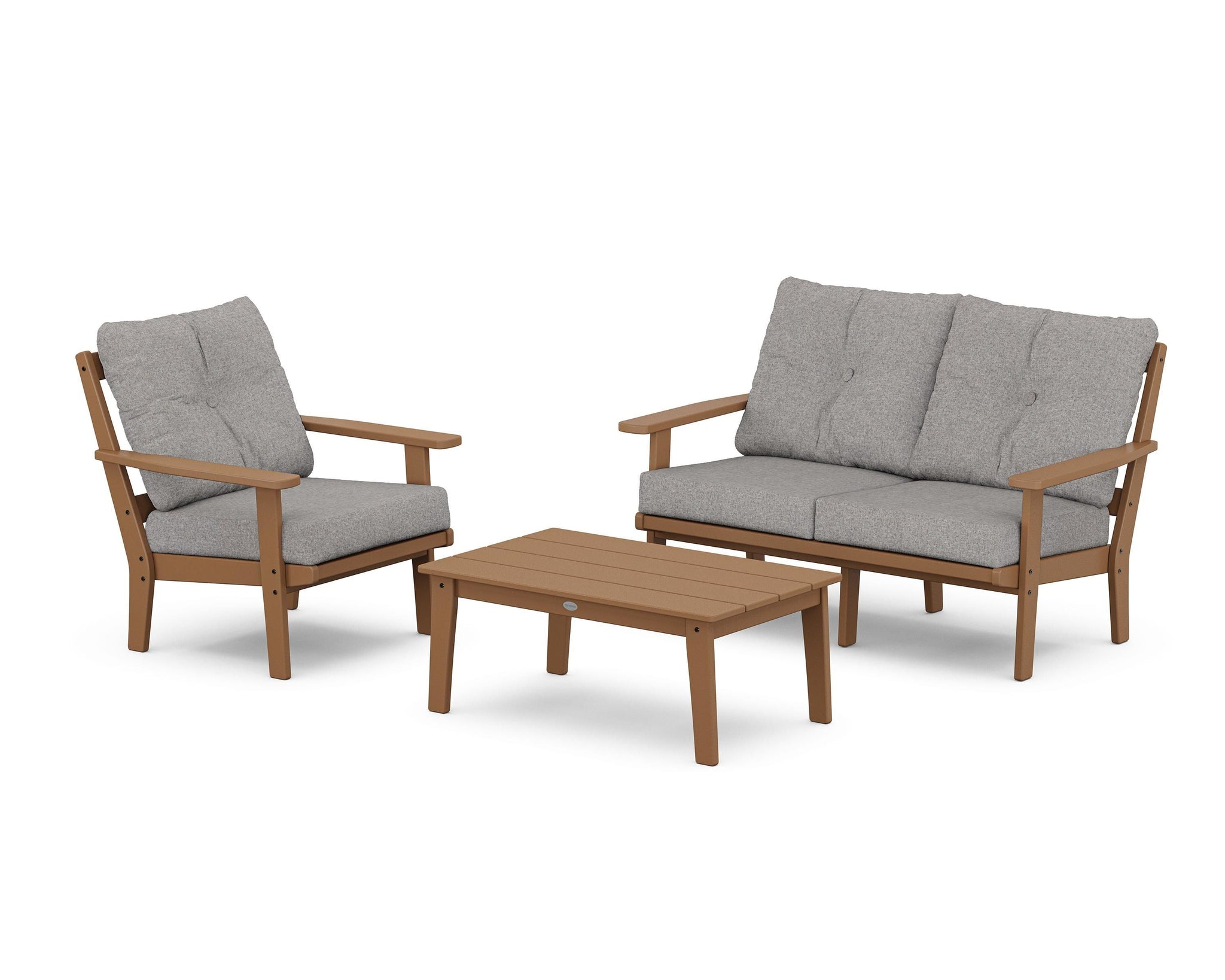 Prairie 3-Piece Deep Seating Set with Loveseat