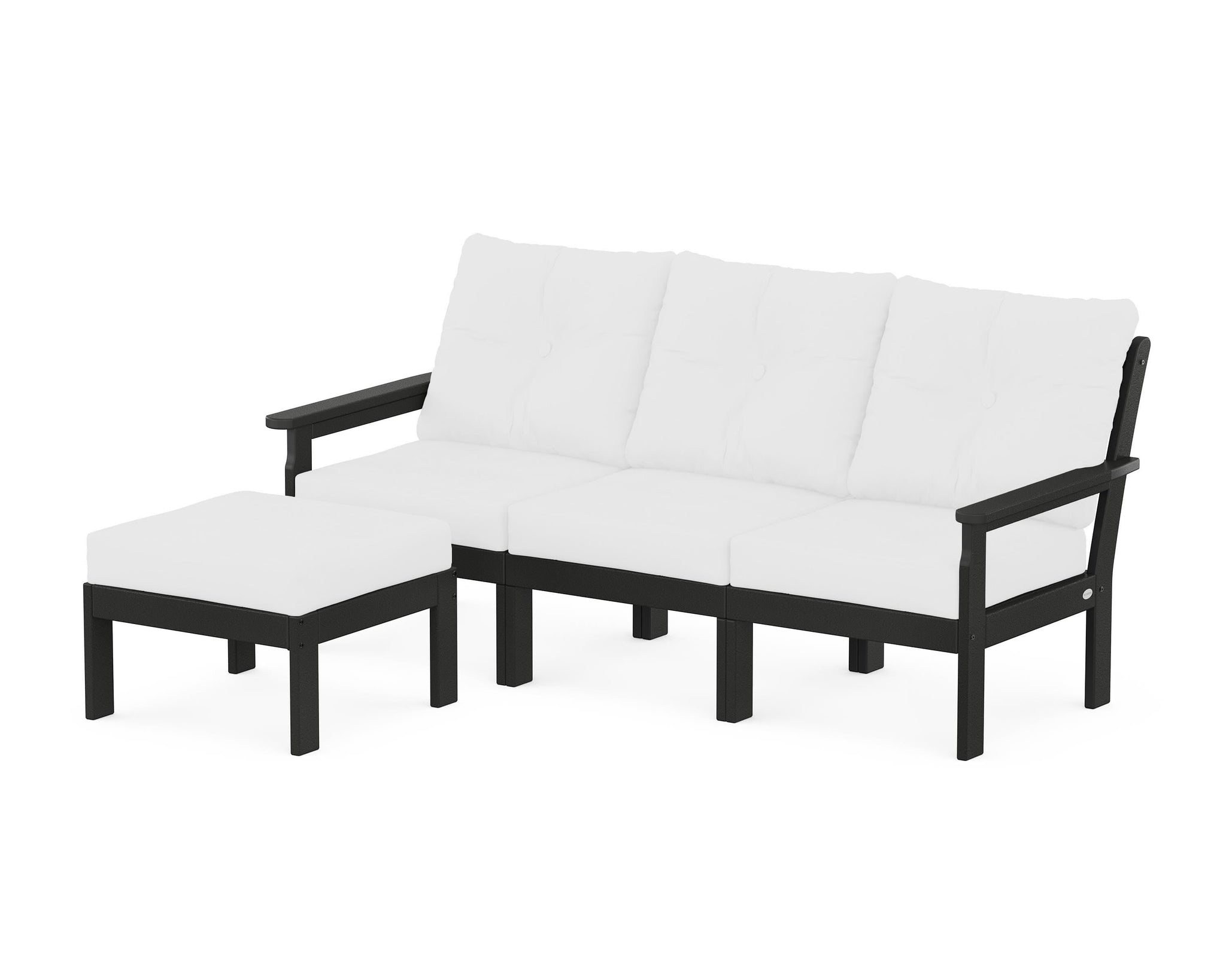 Vineyard 4-Piece Sectional with Ottoman