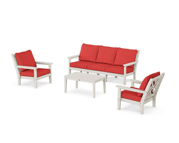 Chippendale 4-Piece Deep Seating Set with Sofa