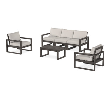 EDGE Sectional 4-Piece Deep Seating Set with Sofa