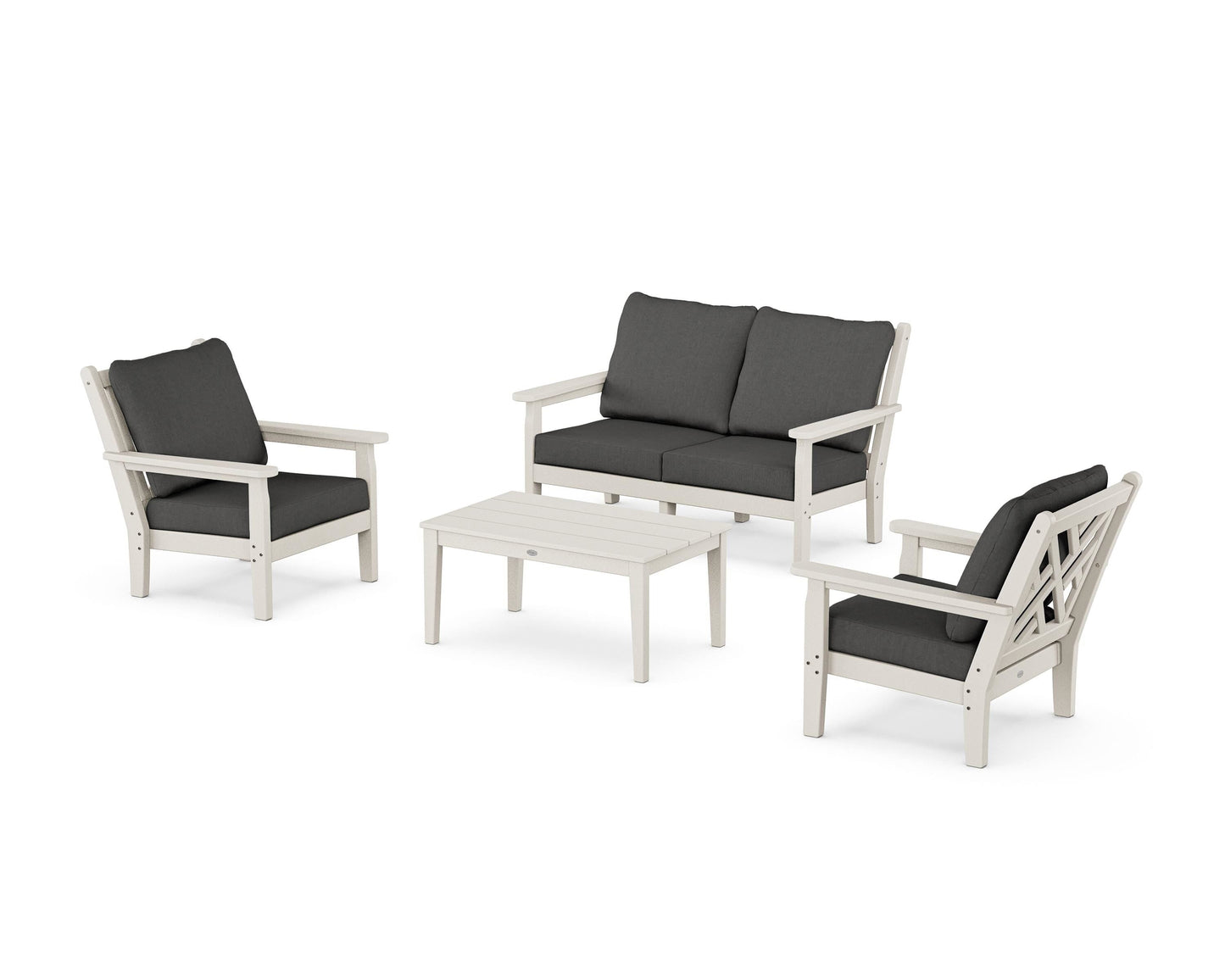 Chippendale 4-Piece Deep Seating Set with Loveseat