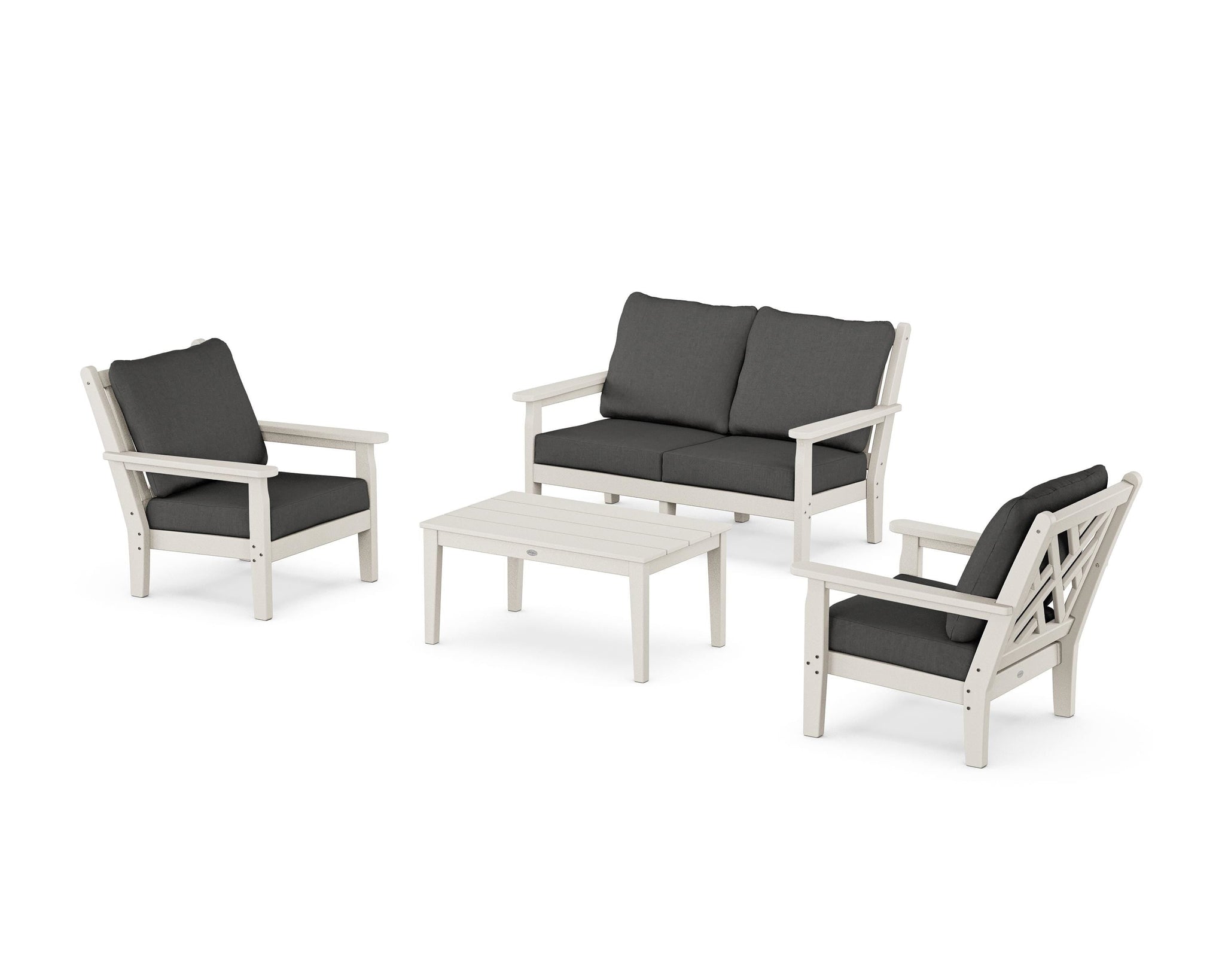 Chippendale 4-Piece Deep Seating Set with Loveseat