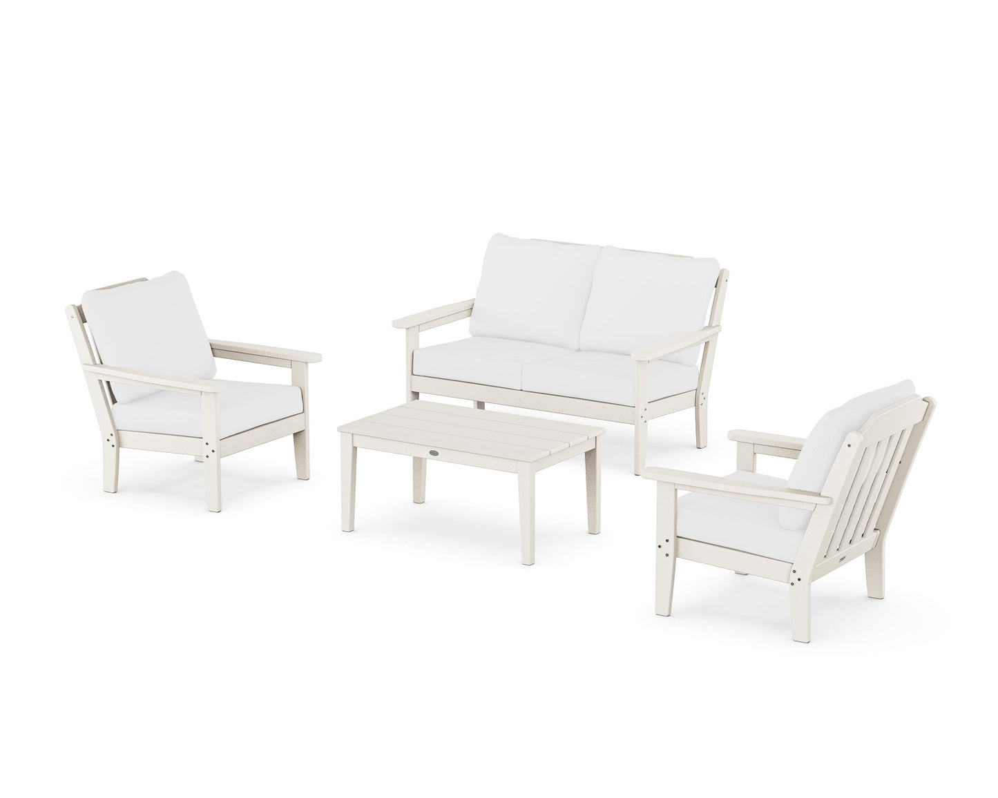 Cottage 4-Piece Deep Seating Set with Loveseat