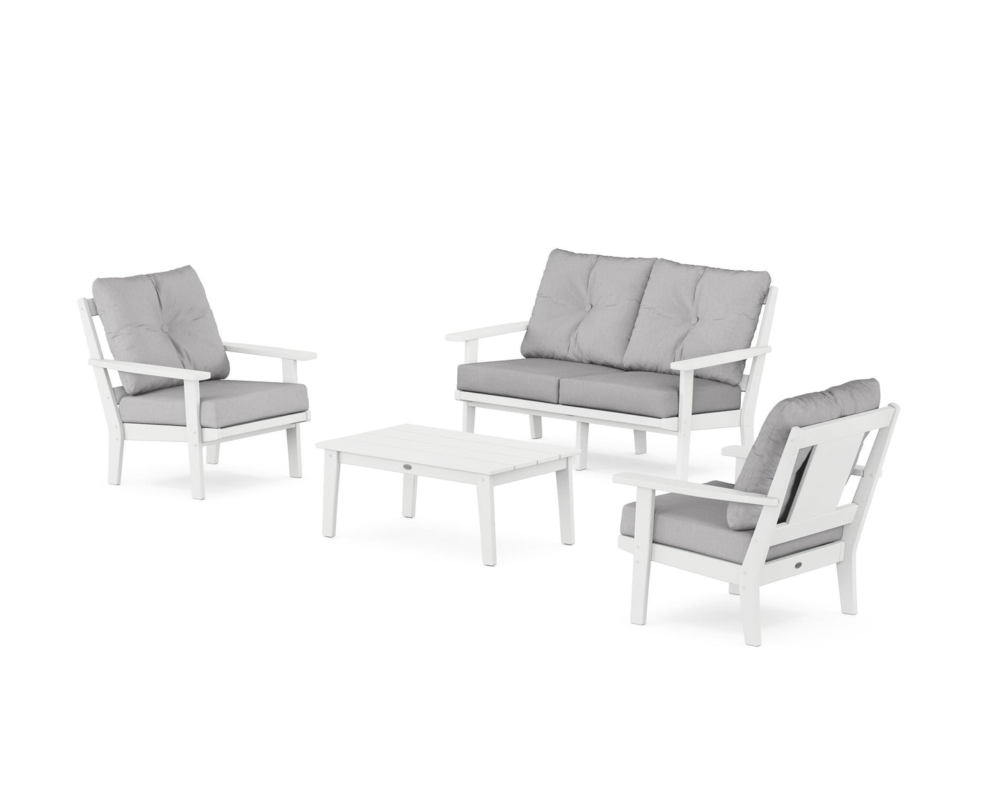 Prairie 4-Piece Deep Seating Set with Loveseat