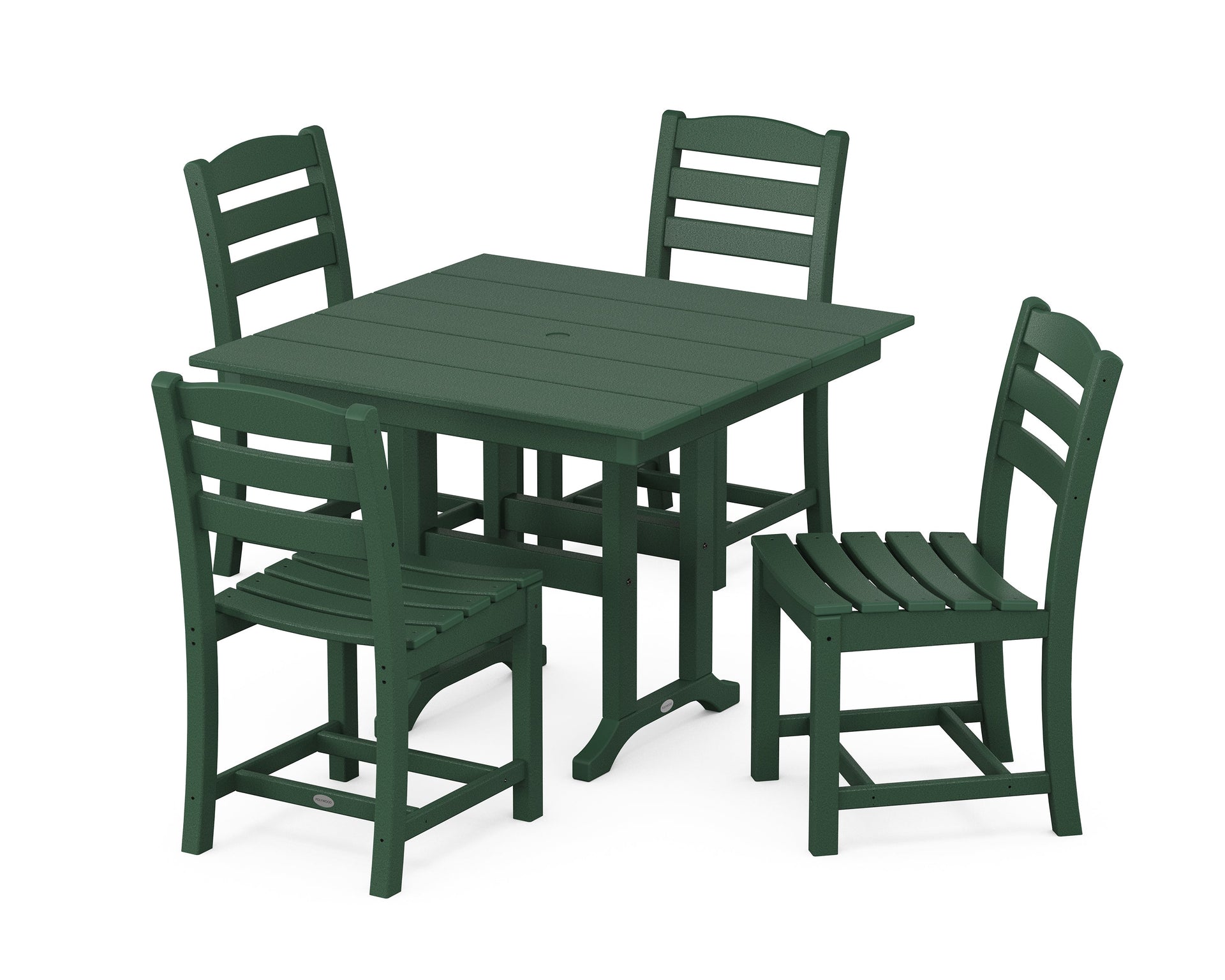 La Casa Café Side Chair 5-Piece Farmhouse Dining Set