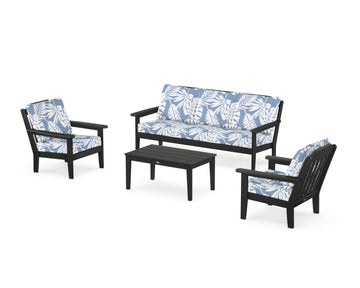 Cottage 4-Piece Deep Seating Set with Sofa