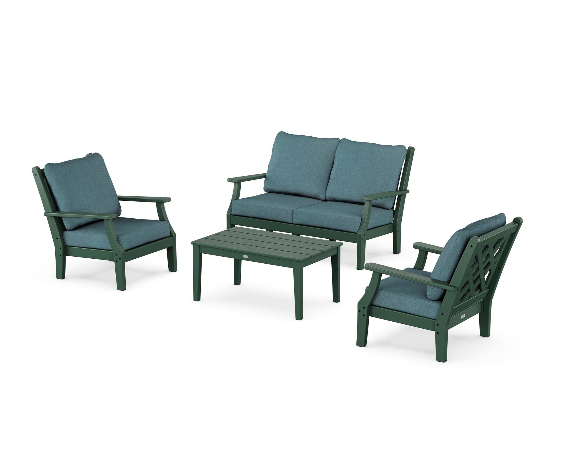 Wovendale 4-Piece Deep Seating Set with Loveseat
