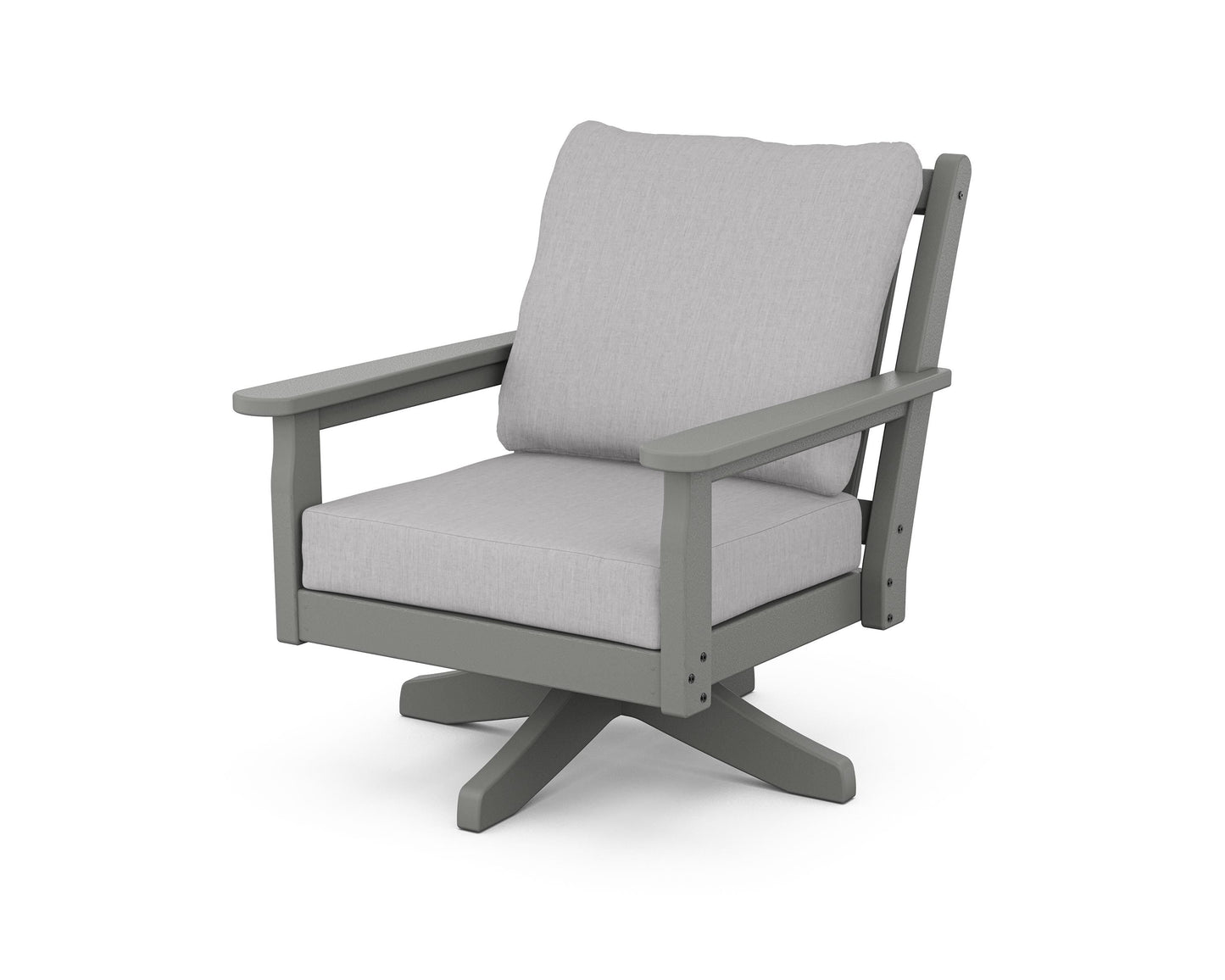 Chippendale Deep Seating Swivel Chair