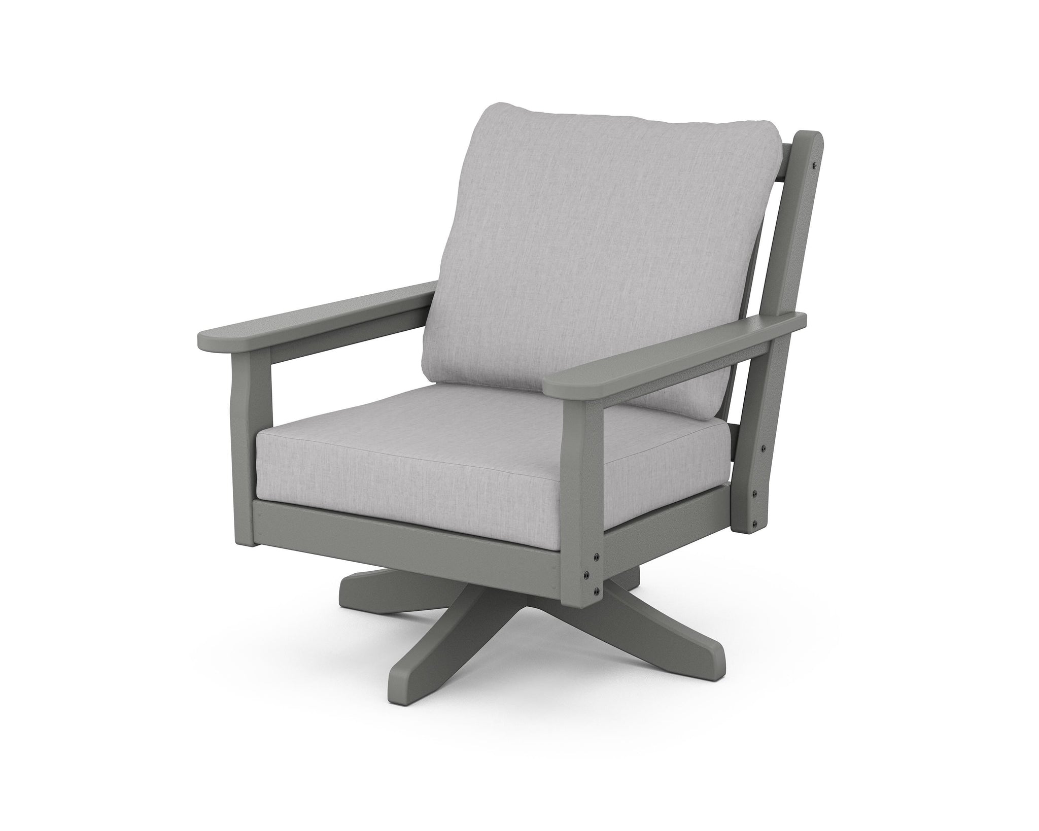 Chippendale Deep Seating Swivel Chair