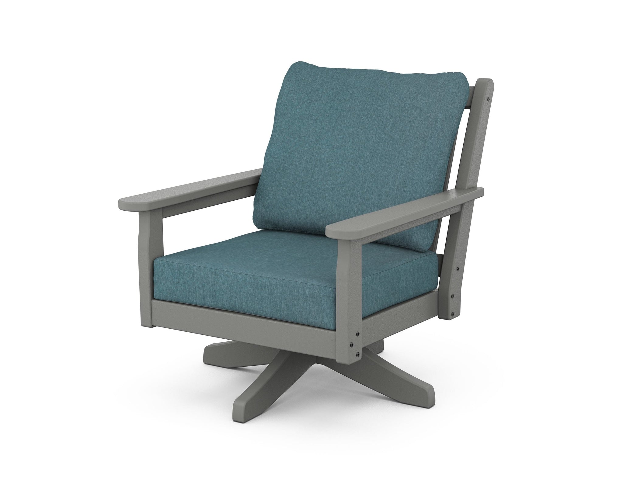 Chippendale Deep Seating Swivel Chair