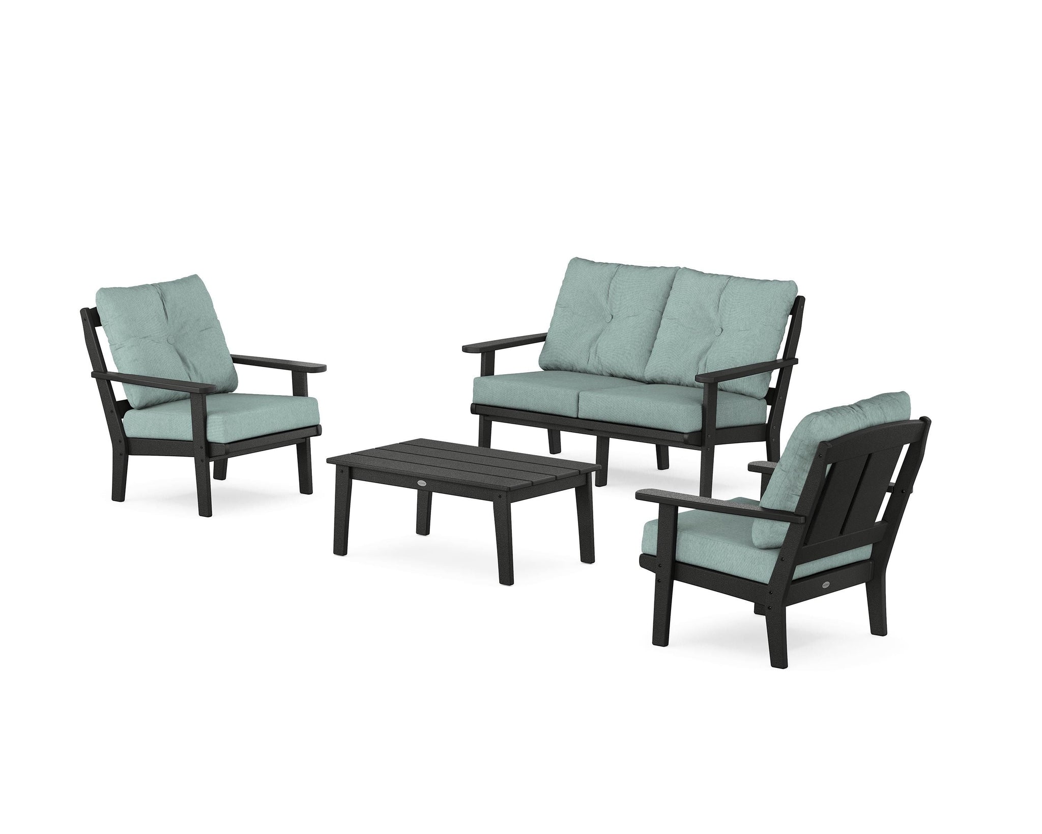 Mission 4-Piece Deep Seating Set with Loveseat