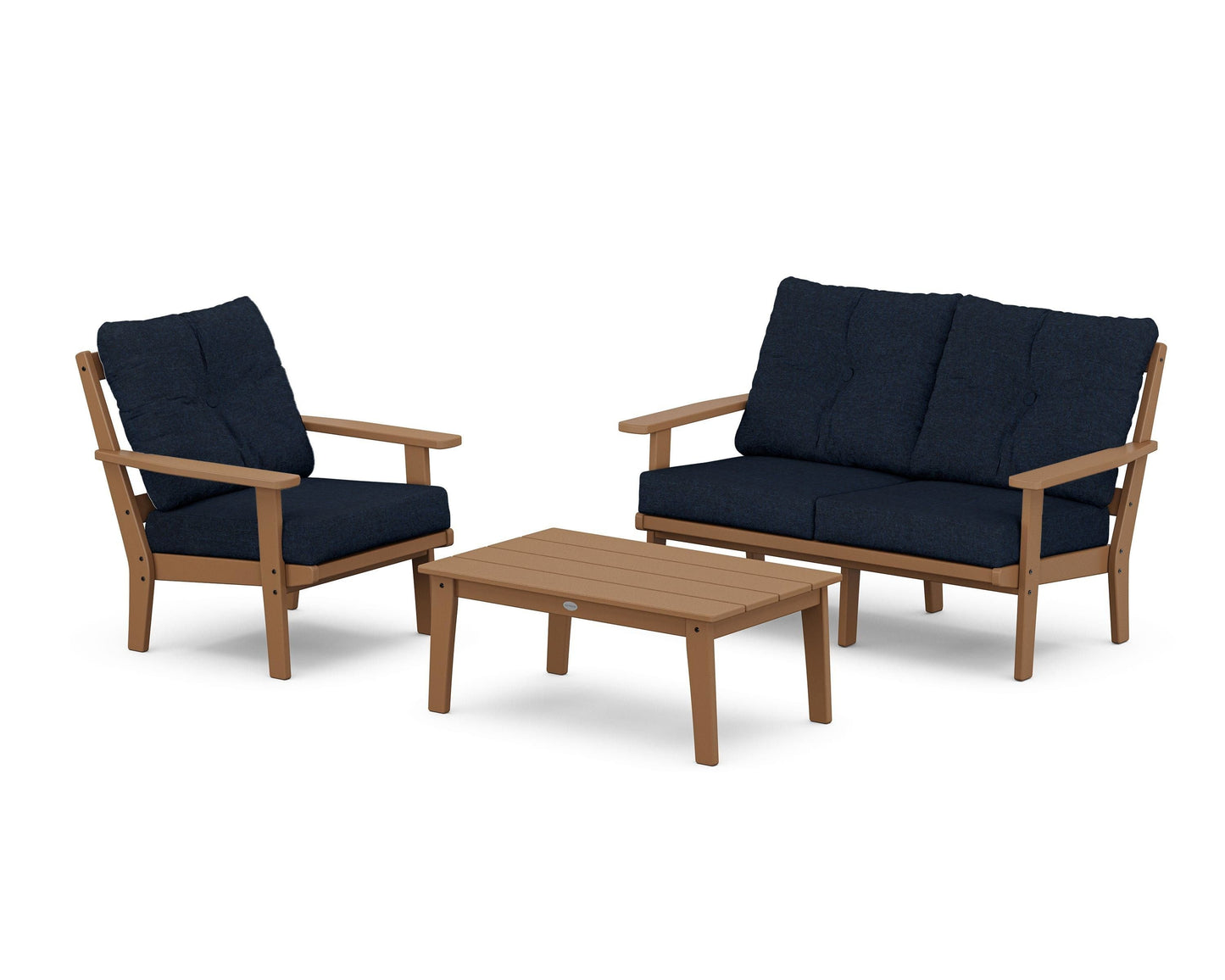 Prairie 3-Piece Deep Seating Set with Loveseat