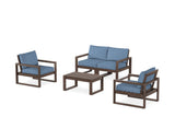 EDGE Sectional 4-Piece Deep Seating Set with Loveseat