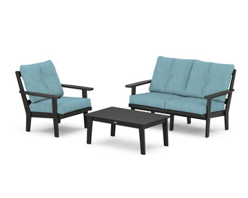 Oxford 3-Piece Deep Seating Set with Loveseat