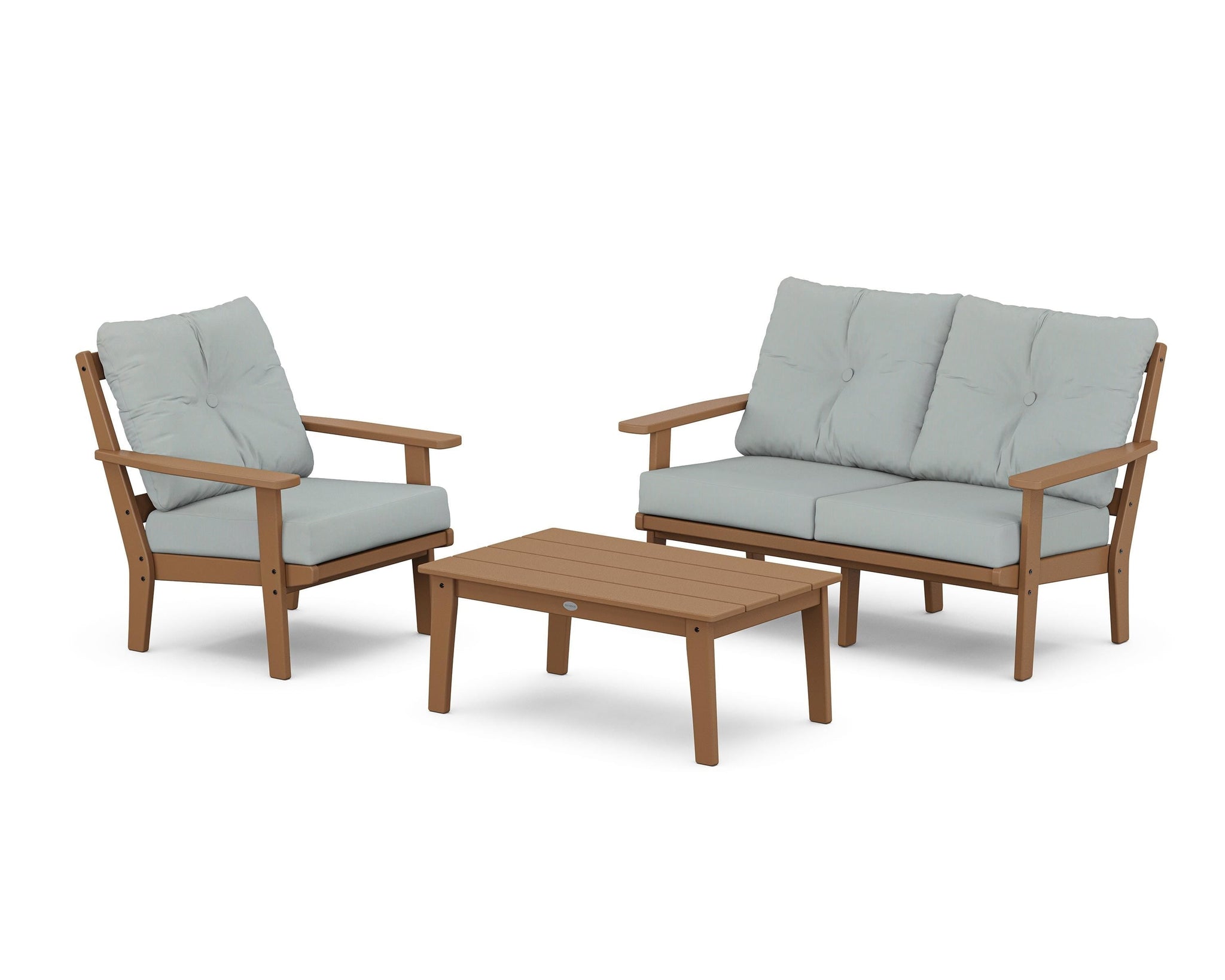 Prairie 3-Piece Deep Seating Set with Loveseat
