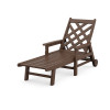 Wovendale Chaise with Arms and Wheels